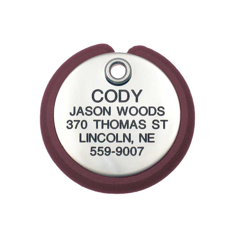 Round Frame Tag, - Lucky Pet